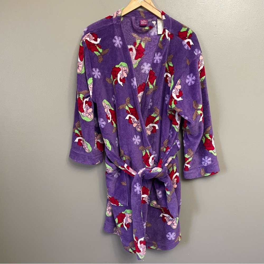 Disney Snow White grumpy plush bathrobe purple small?